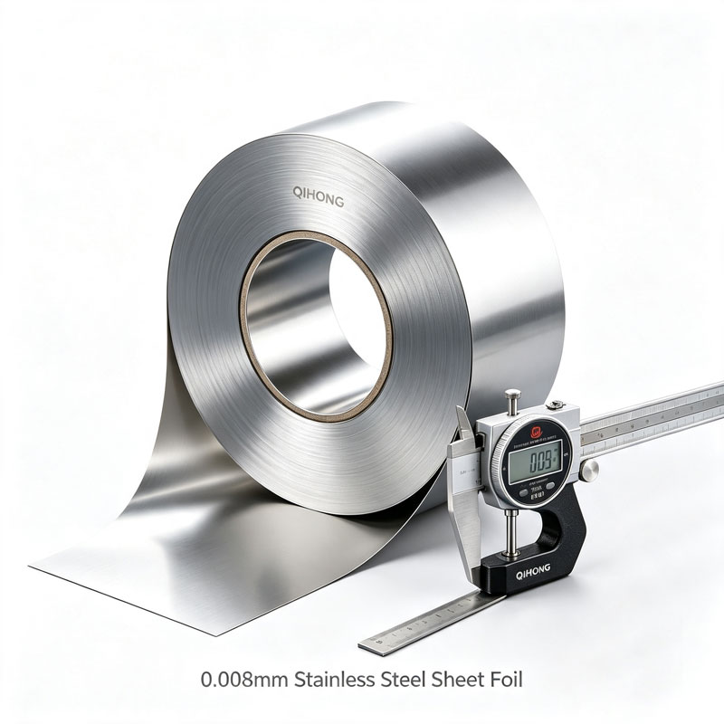 0.008mm Paslanmaz Çelik Sac Folyo